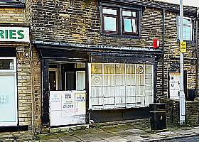 Grade II listed former shop and 3 bed living accommodation with parking and garden, 21, Green End, Clayton, Bradford, BD14 6BA